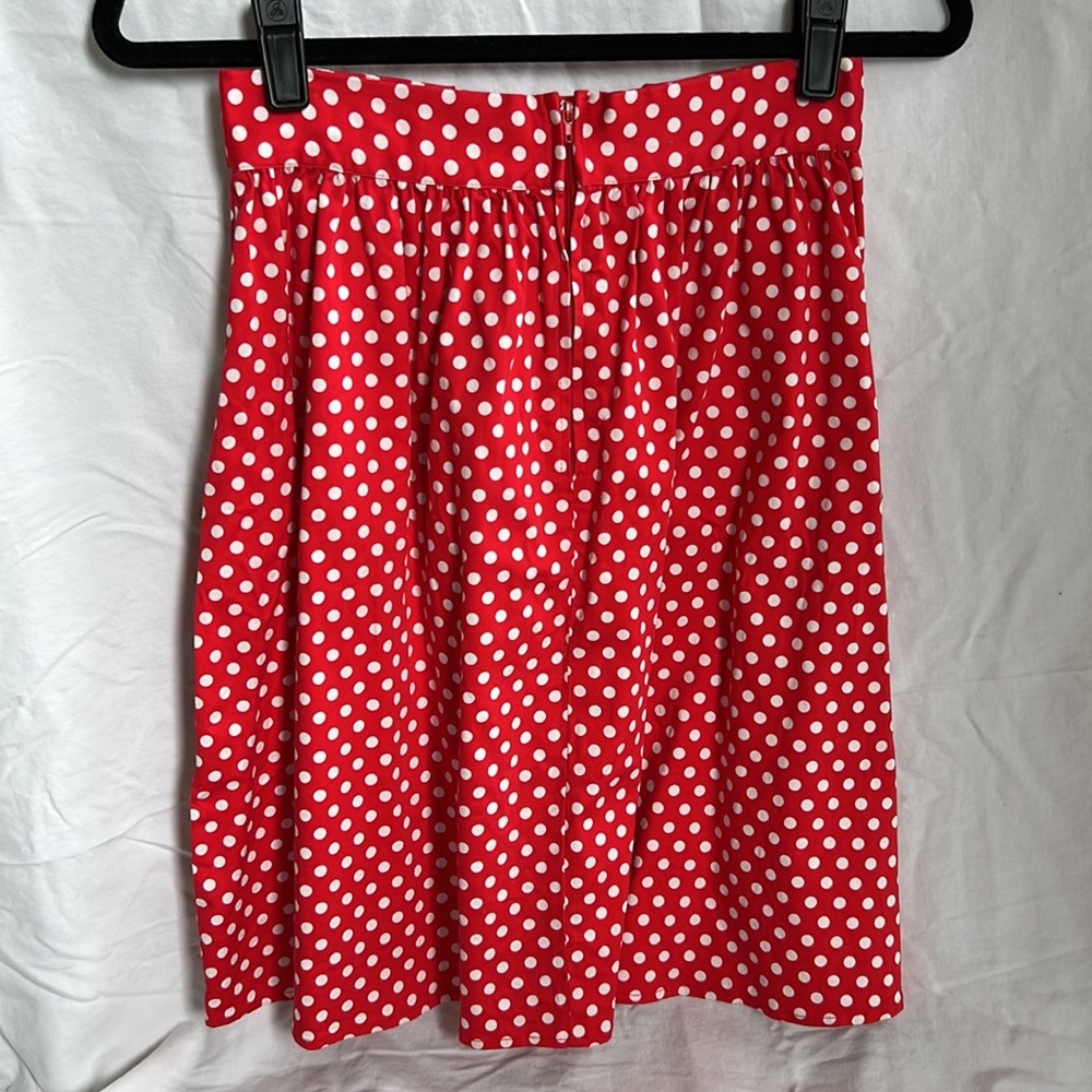 Red Polka Dot Skirt View 2